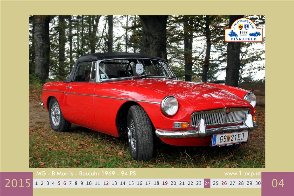 Oldtimerkalender 2015